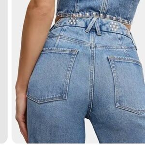 Good American Light Blue Boot Cut Jeans